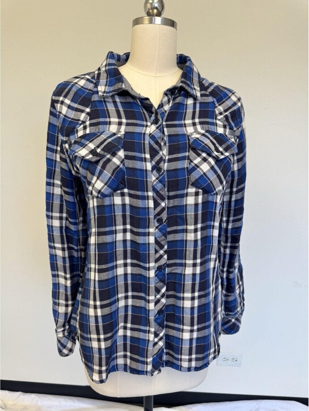 Rails Long sleeve Plaid Shirt Sz M Womens